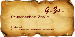 Grundbecher Zsolt névjegykártya